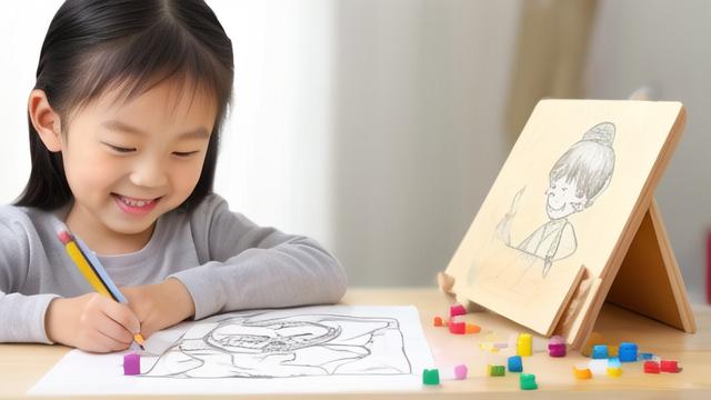 藝術教育孩子學畫畫
